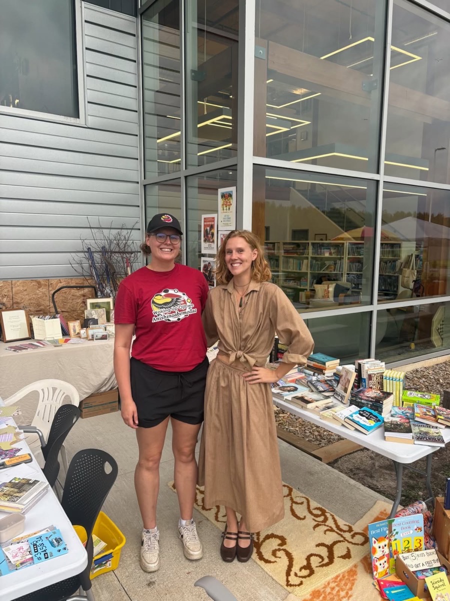 Grace at The Book Stop Library Booth